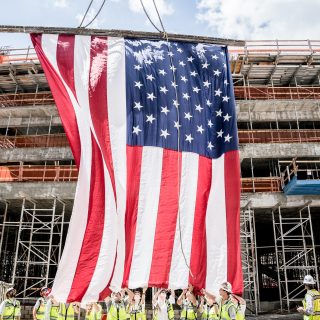 Transit-Oriented Development Grove Central Celebrates Topping Out